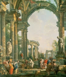 Ruinas clásicas, siglo XVIII